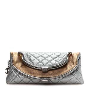 Chanel Metallic Goatskin Quilted Frame #240741C14B